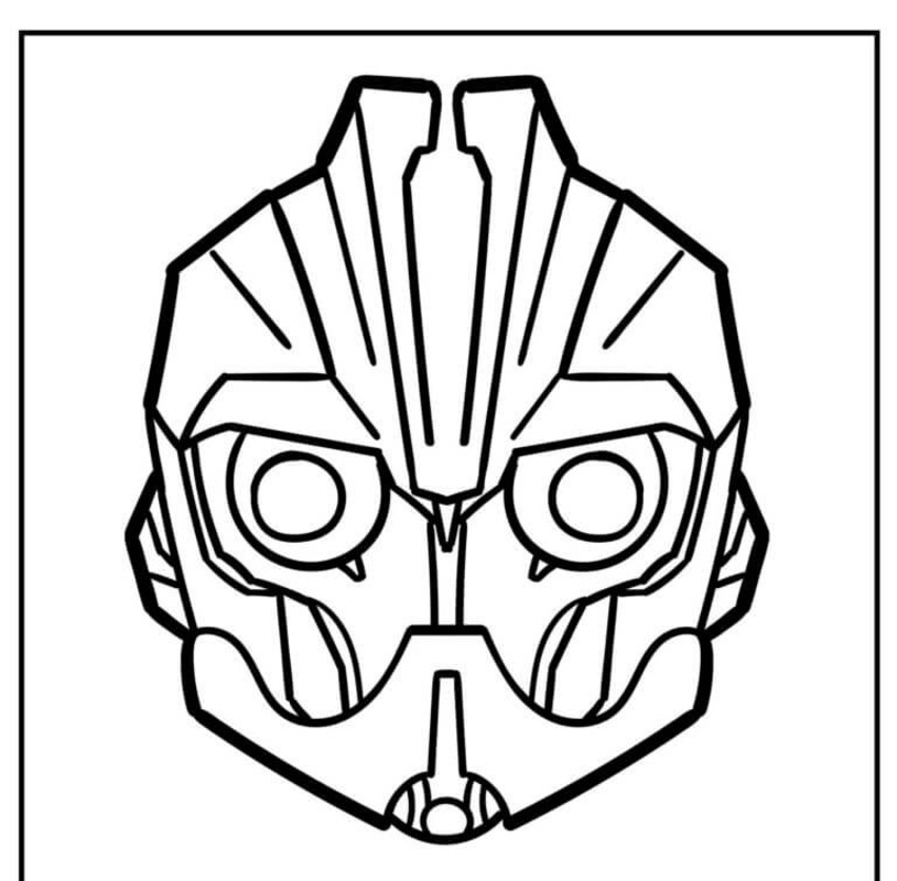 Bumblebee pro děti omalovánka