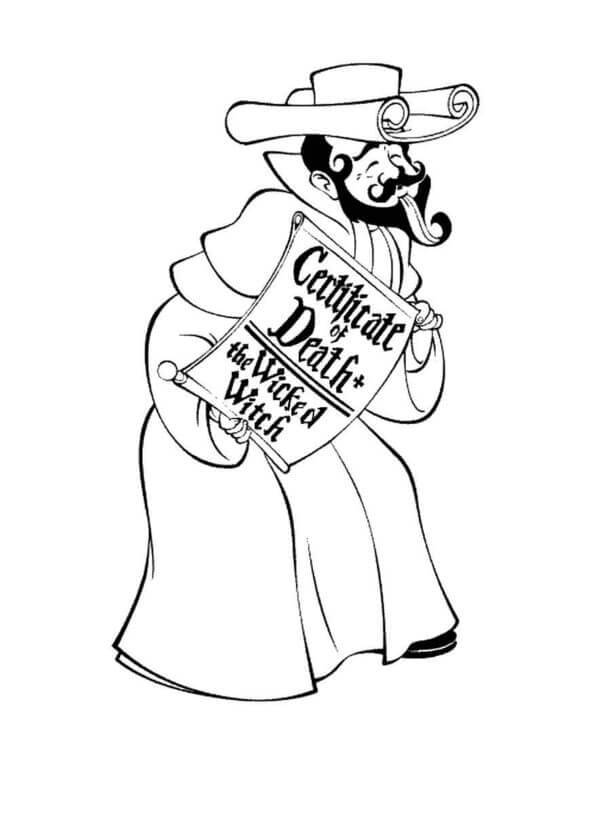 Čaroděj ze země Oz 1 omalovánka