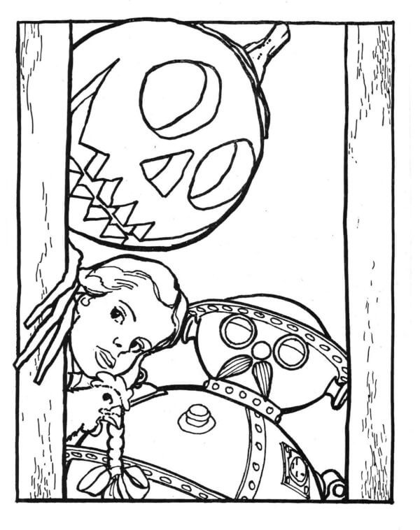 Čaroděj ze země Oz 4 omalovánka