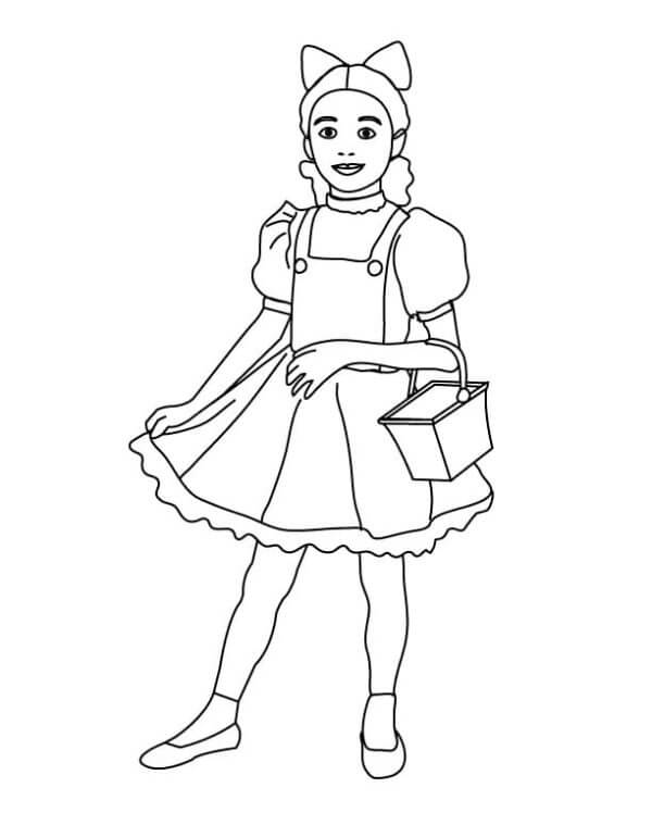 Čaroděj ze země Oz k vytisknutí omalovánka