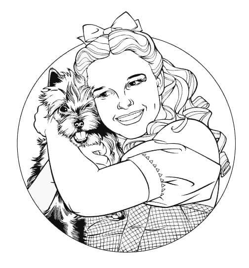 Čaroděj ze země Oz zdarma omalovánka