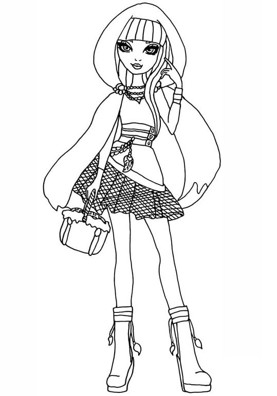 Ever After High pro děti omalovánka