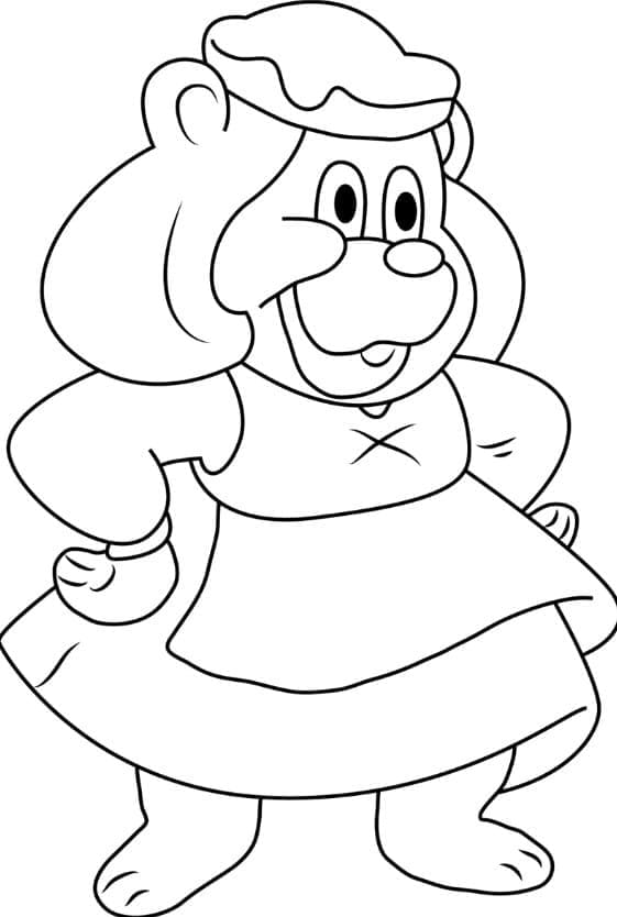 Gumídci k vytisknutí zdarma omalovánka