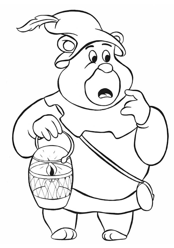 Gumídci zdarma snadný omalovánka