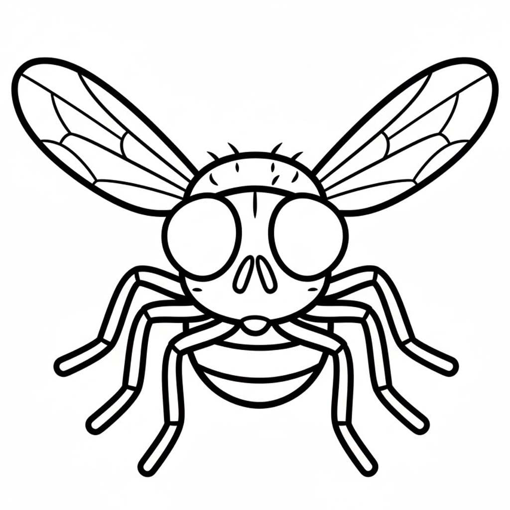 Hmyz Létat omalovánka