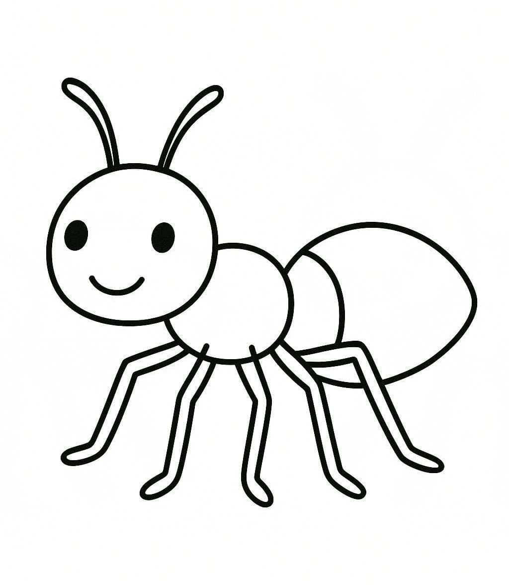Hmyz Mravenec omalovánka