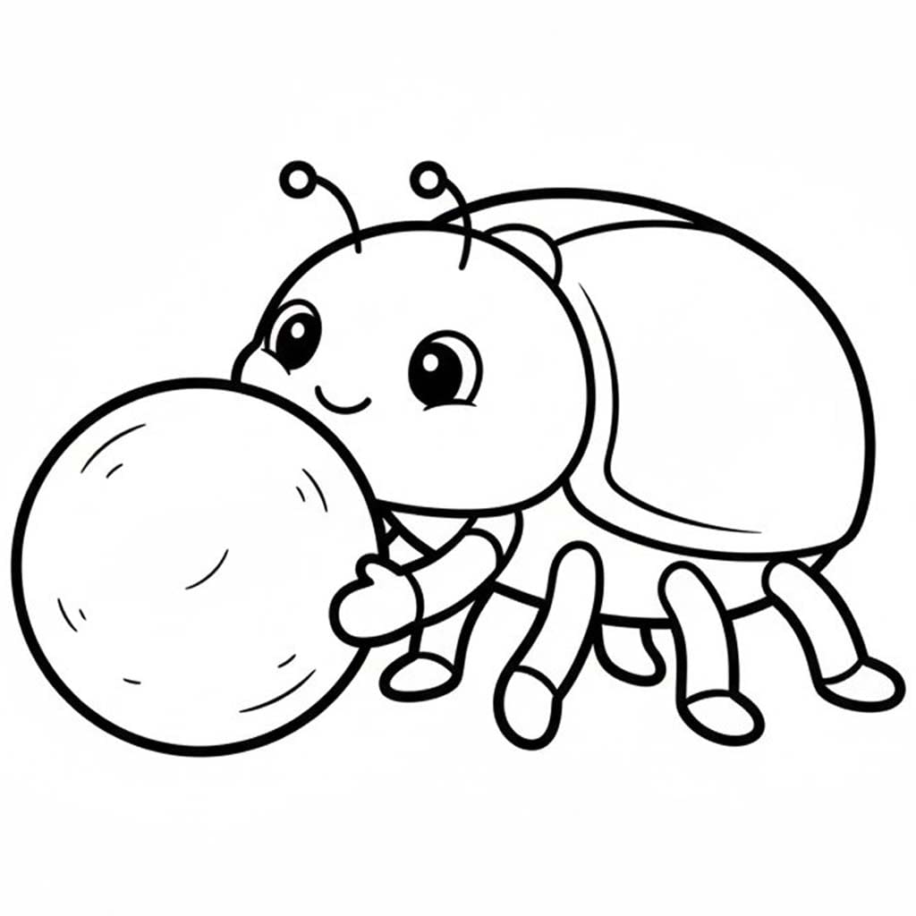 Hmyz Štěnice trusní omalovánka