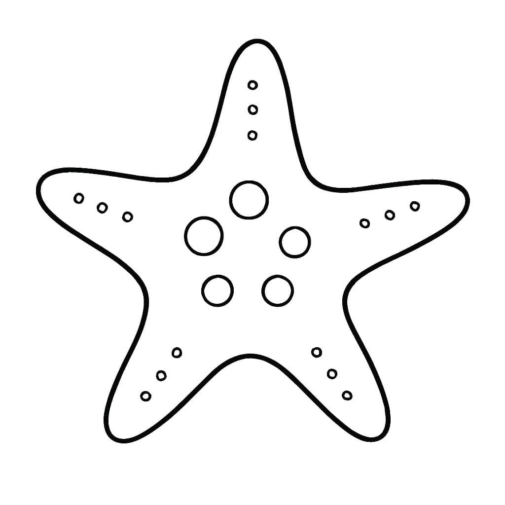 Hvězdice k vytisknutí zdarma omalovánka