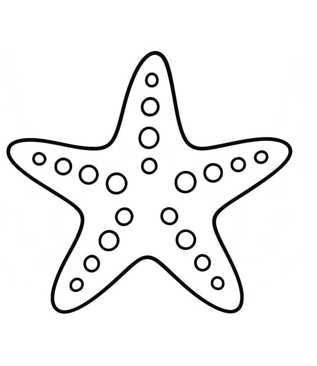 Hvězdice pro děti omalovánka