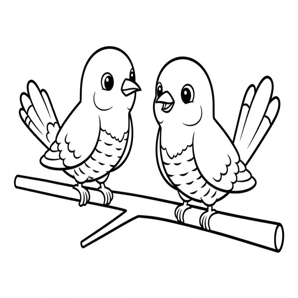 Kukačka 5 omalovánka