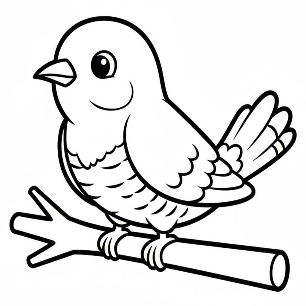 Kukačka 7 omalovánka