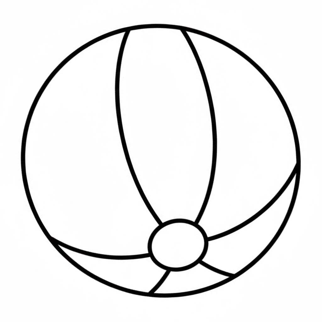 Míče 4 omalovánka