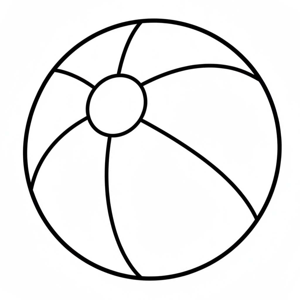 Míče 6 omalovánka