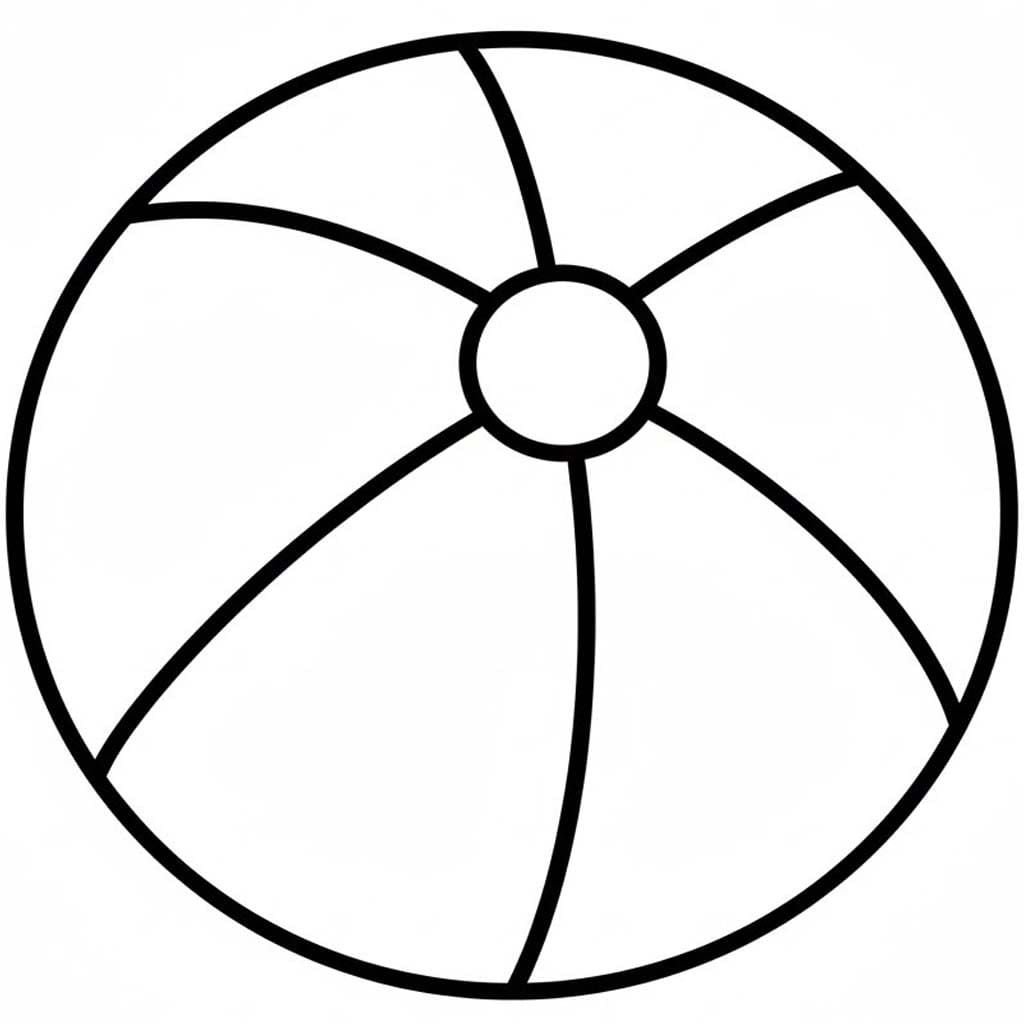 Míče k vytisknutí zdarma omalovánka