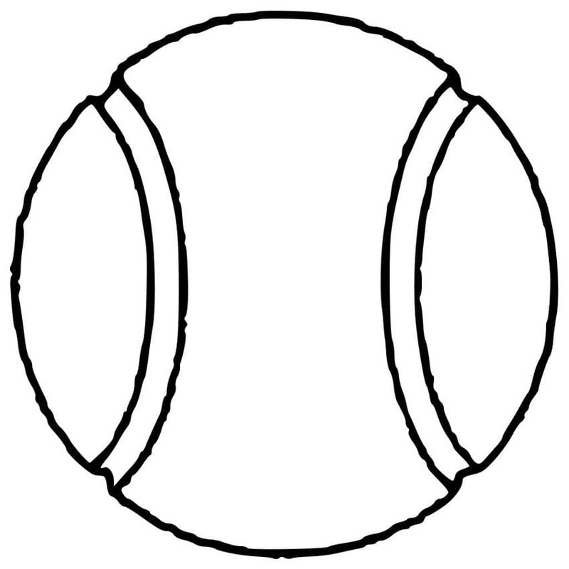 Míče tisknutelné pro děti omalovánka