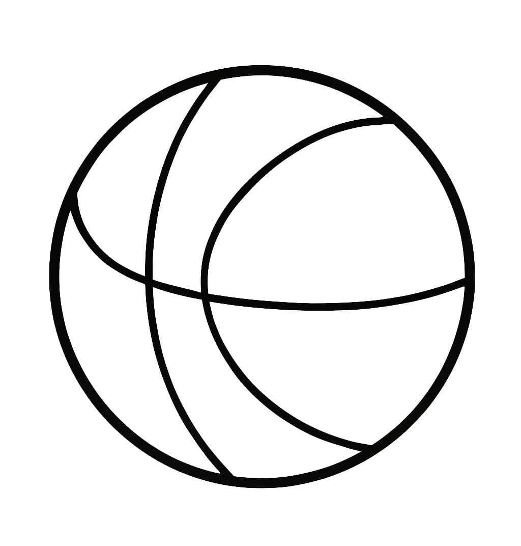 Míče zdarma prostý omalovánka