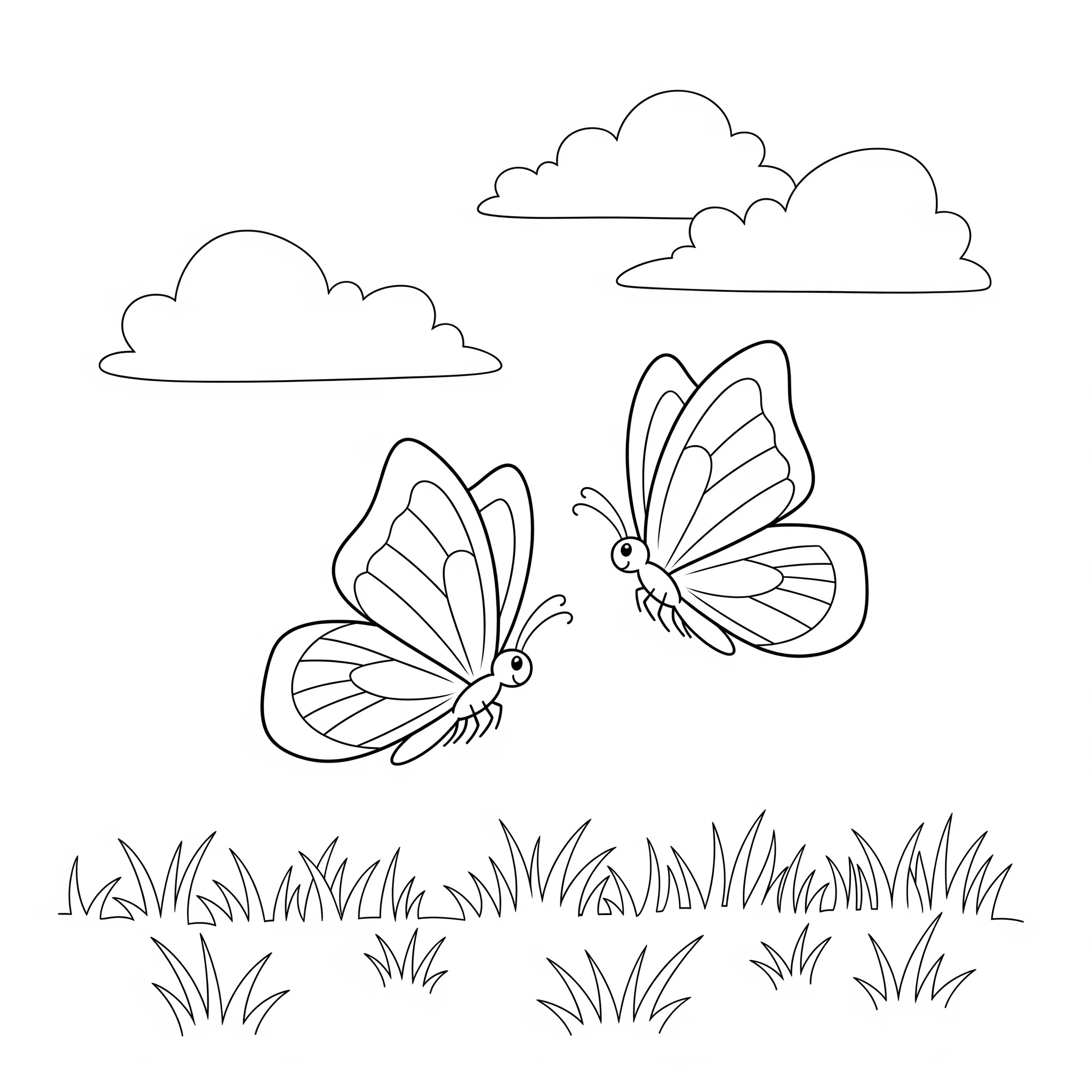 Motýl Hmyz omalovánka
