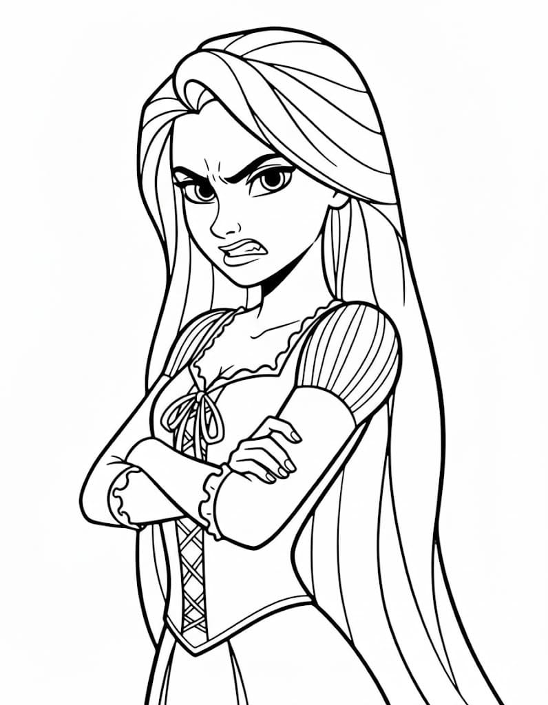 Na Vlásku k vytisknutí zdarma omalovánka