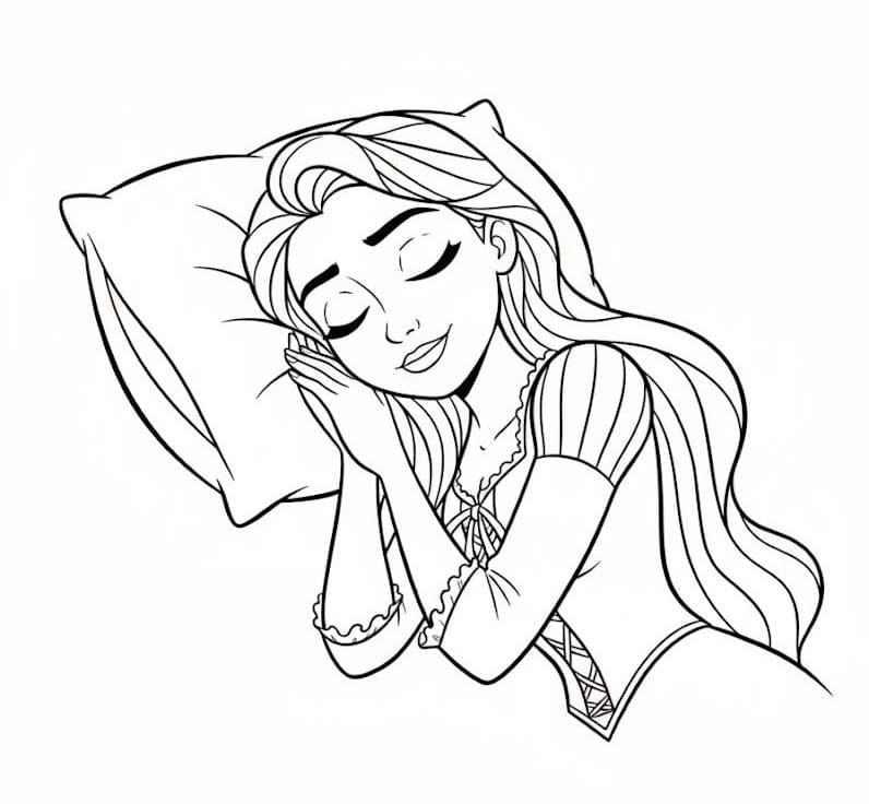 Na Vlásku k vytisknutí omalovánka