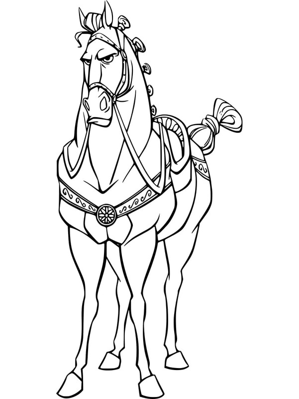 Na Vlásku tisknutelné omalovánka