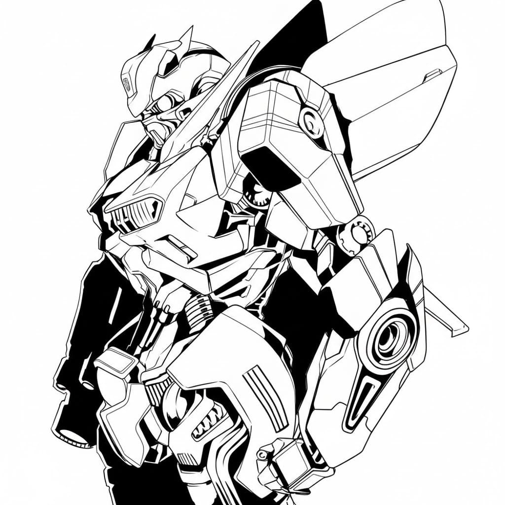 Nakreslete Bumblebee 2 omalovánka