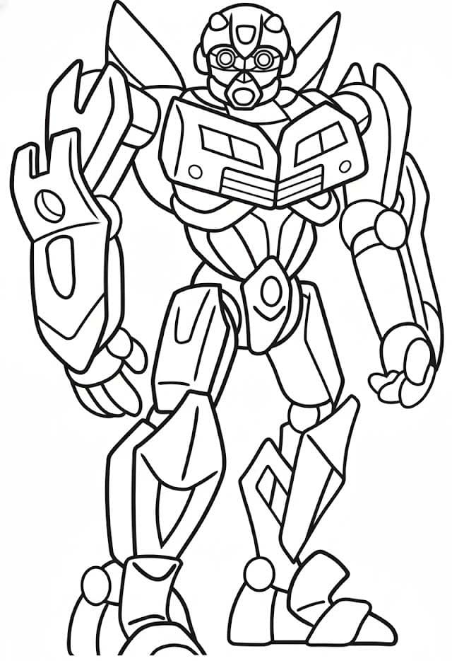 Nakreslete Bumblebee 3 omalovánka