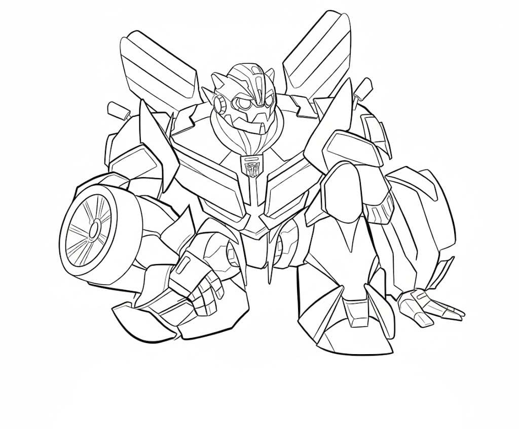 Nakreslete Bumblebee 5 omalovánka