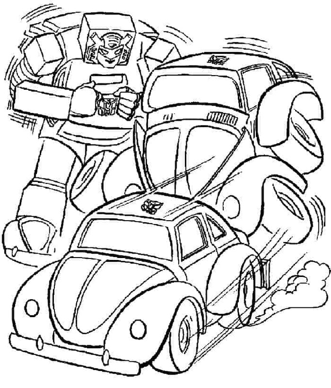 Nakreslete Bumblebee prostý omalovánka