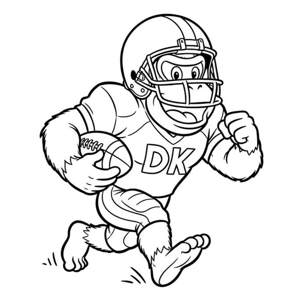 Nakreslete Donkey Kong 7 omalovánka