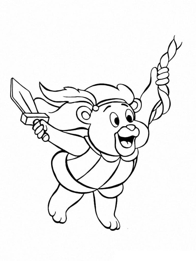 Nakreslete Gumídci 1 omalovánka