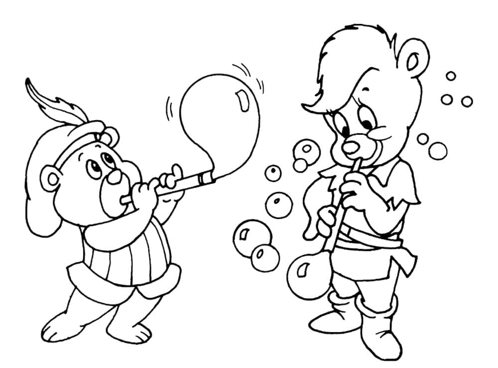 Nakreslete Gumídci 5 omalovánka