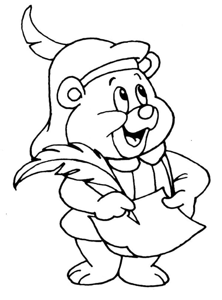 Nakreslete Gumídci 7 omalovánka