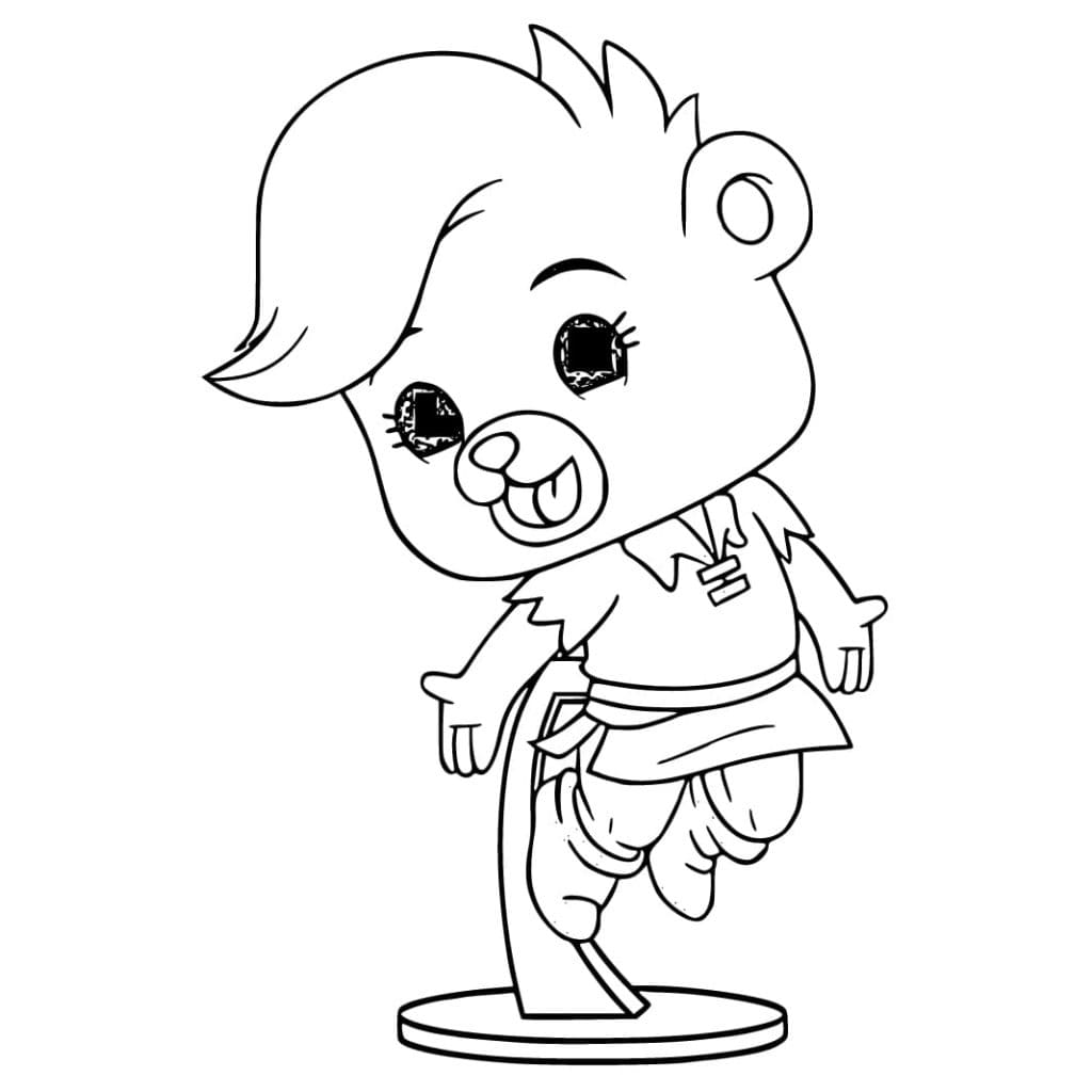 Nakreslete Gumídci základní tisknutelné omalovánka