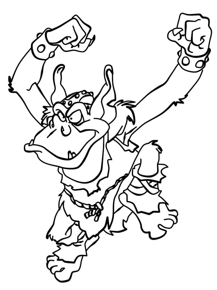 Nakreslete Gumídci zdarma snadný tisknutelné omalovánka