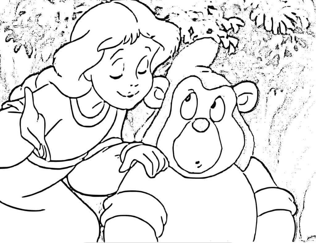 Nakreslete Gumídci zdarma základní tisknutelné omalovánka