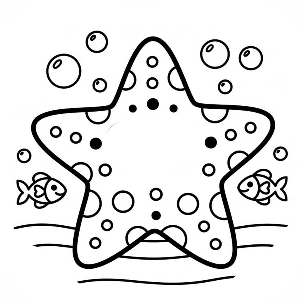 Nakreslete Hvězdice prostý tisknutelné omalovánka