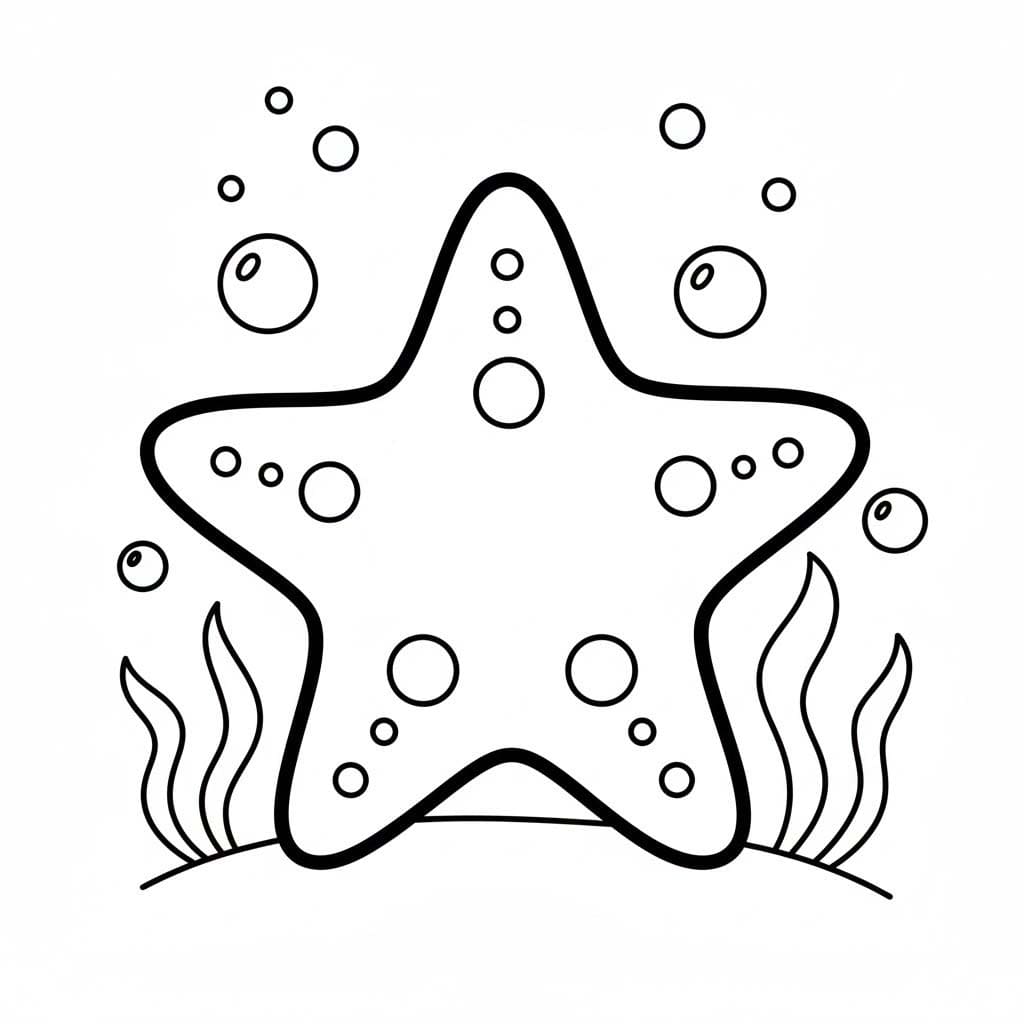 Nakreslete Hvězdice snadný tisknutelné omalovánka