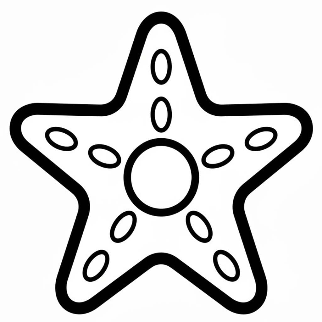 Nakreslete Hvězdice základní tisknutelné omalovánka