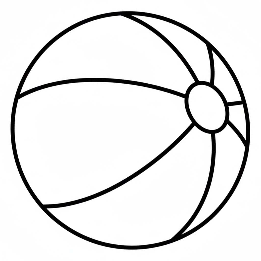 Nakreslete Míče k vytisknutí zdarma omalovánka