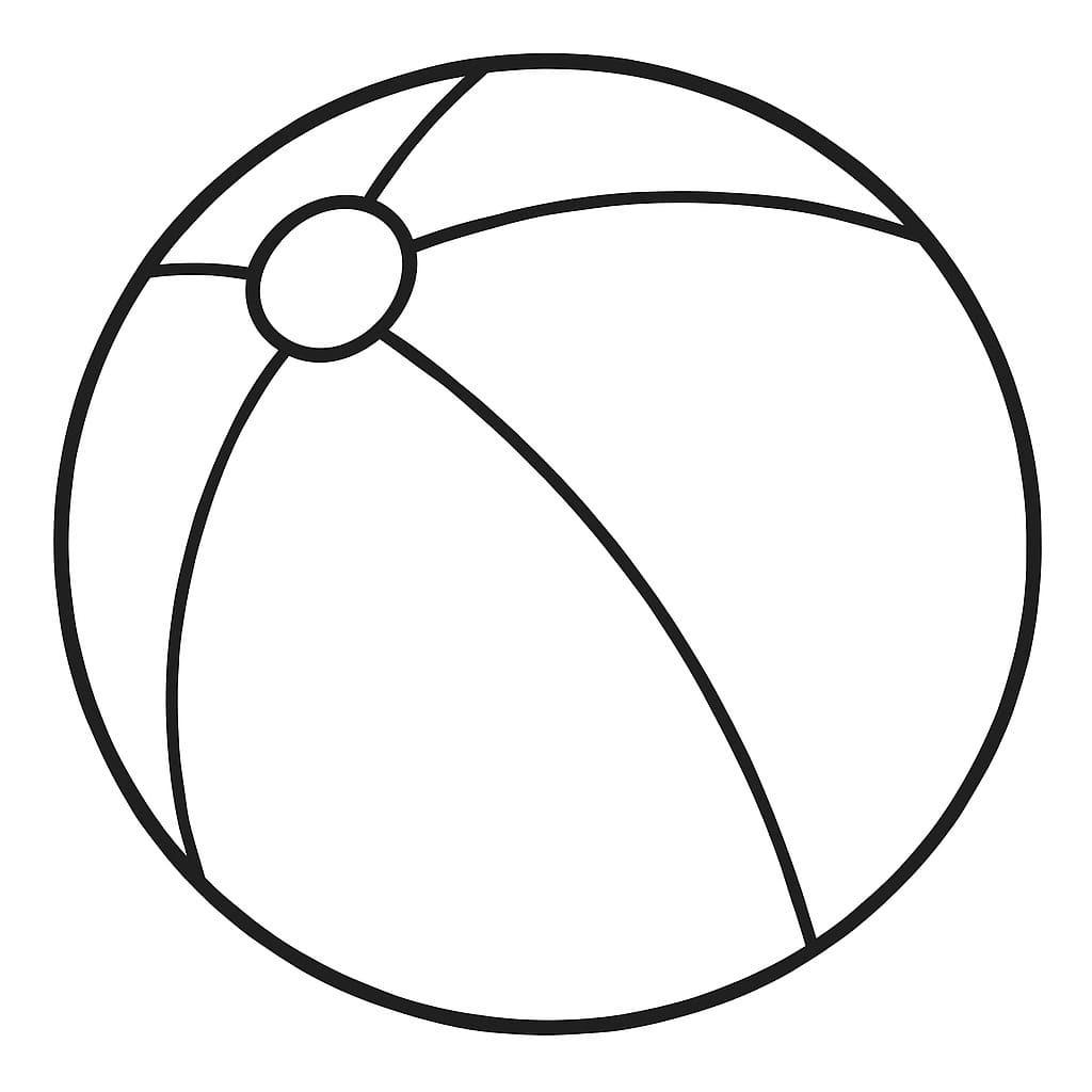 Nakreslete Míče pro děti omalovánka