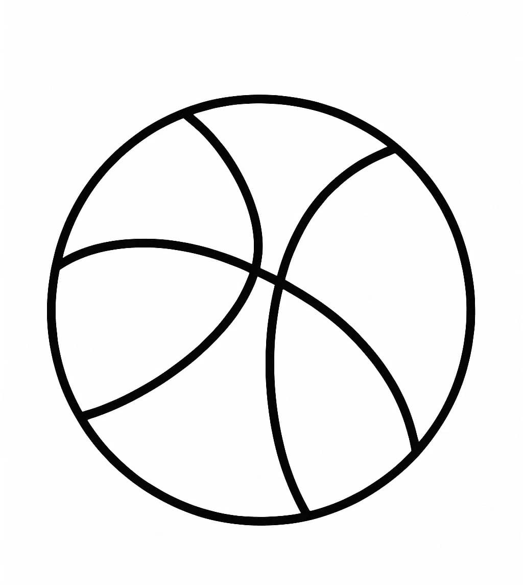 Nakreslete Míče prostý tisknutelné omalovánka