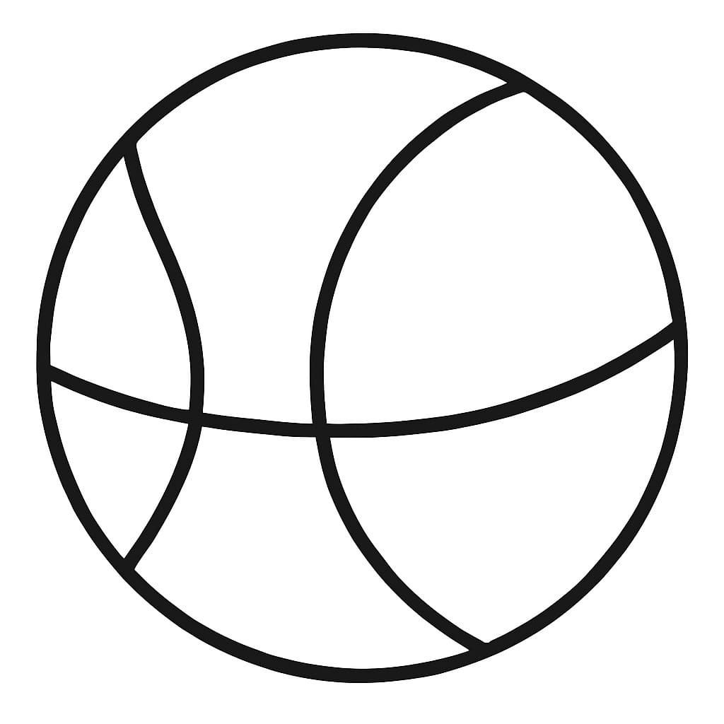 Nakreslete Míče prostý omalovánka