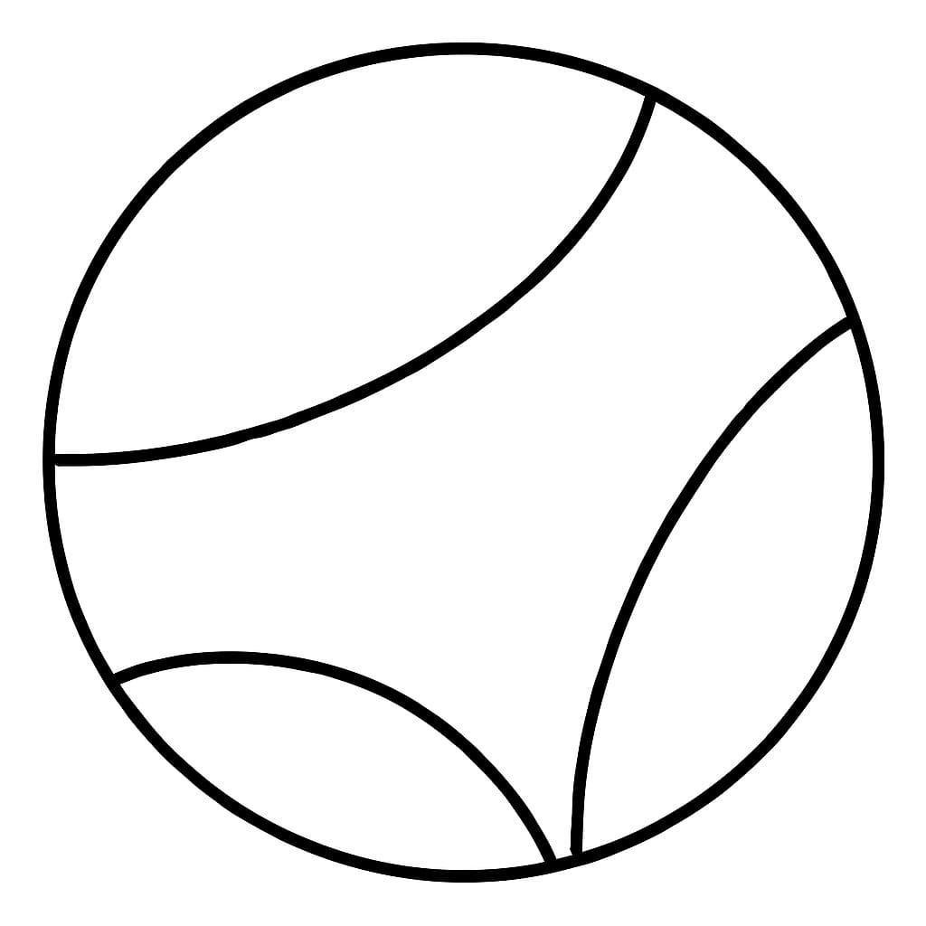 Nakreslete Míče zdarma pro děti omalovánka