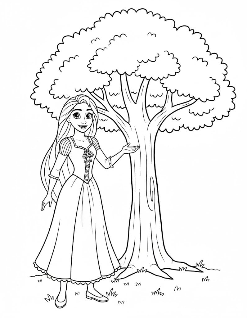 Nakreslete Na Vlásku pro děti omalovánka