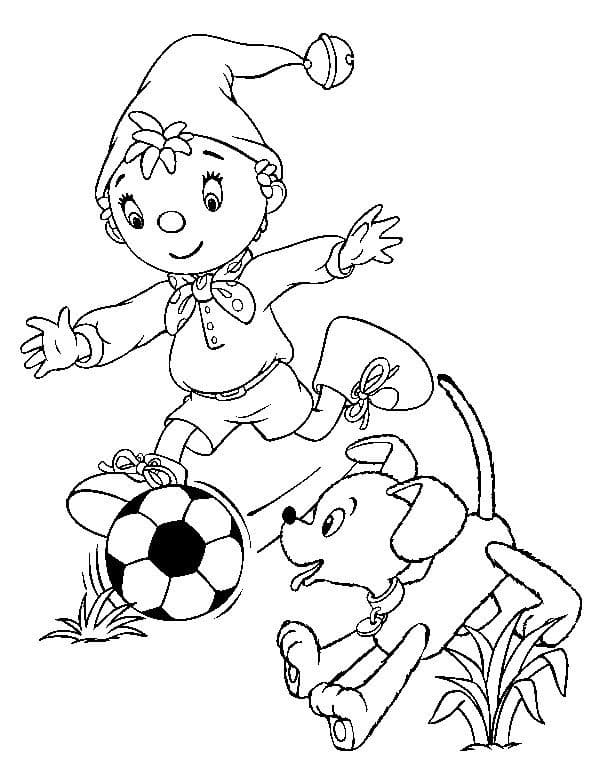 Nakreslete Noddy 3 omalovánka