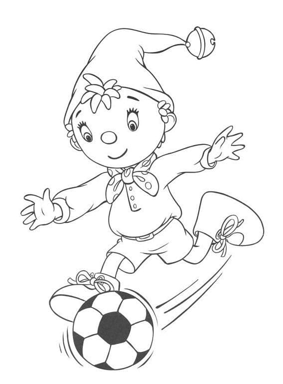 Nakreslete Noddy 8 omalovánka