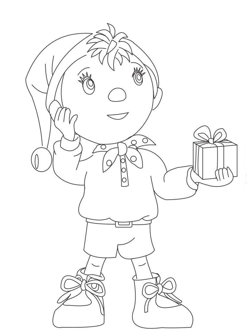 Nakreslete Noddy tisknutelné pro děti omalovánka