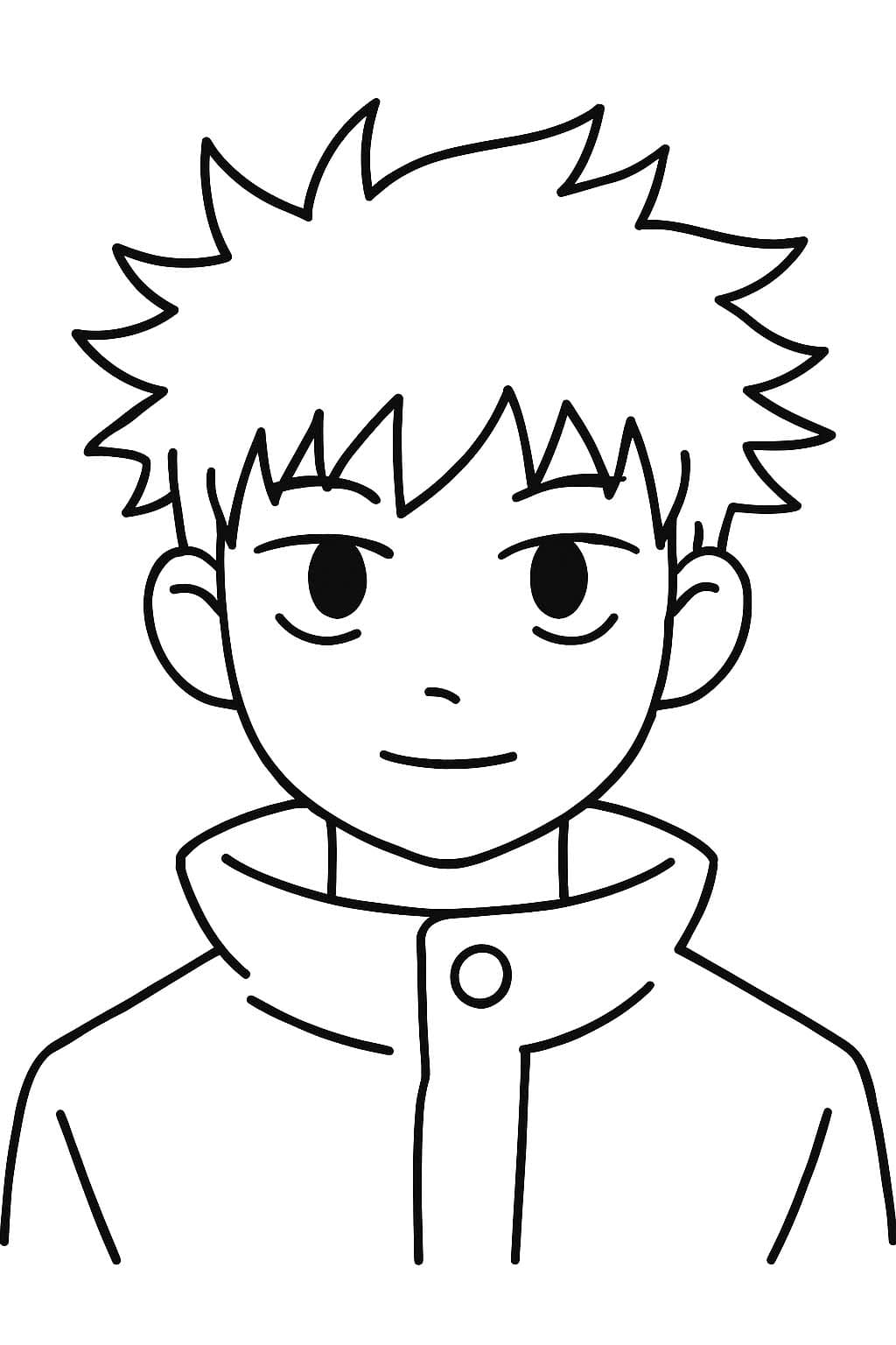 Nakreslete Satoru Gojo 4 omalovánka