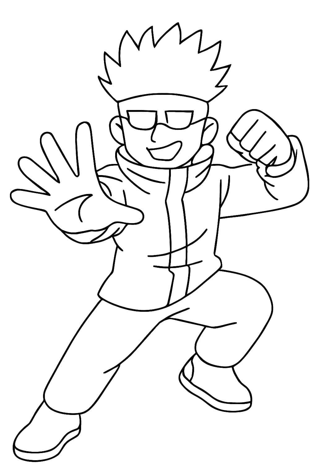 Nakreslete Satoru Gojo 7 omalovánka