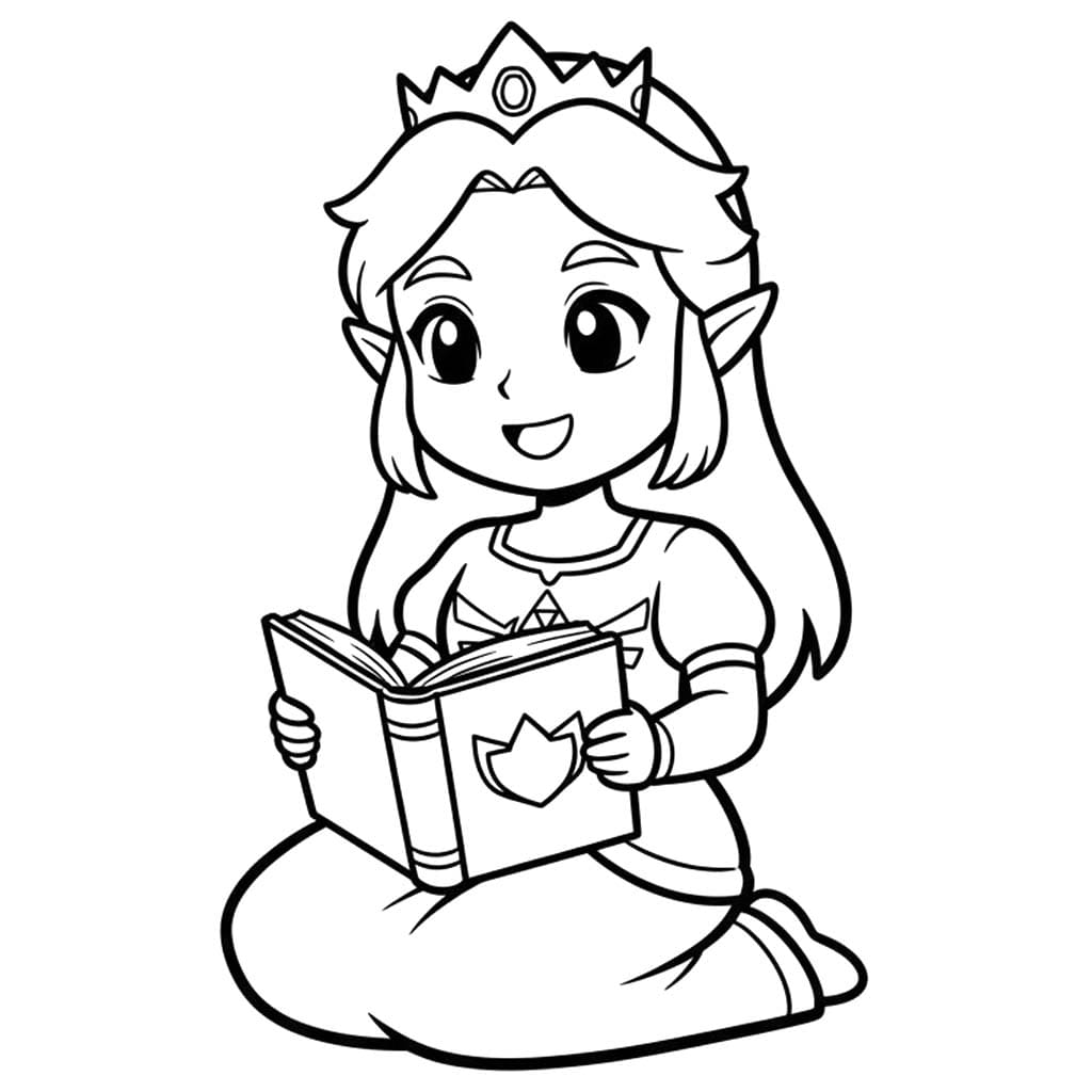 Nakreslete Zelda 2 omalovánka